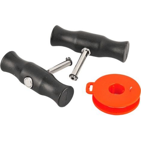 Kit d'outils de dépose pare-brise de voiture Fil de coupe de verre pour fenêtre de pare-brise avec poignées (1/4)