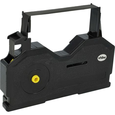 vhbw Ribbon Cartridge compatible with Triumph-Adler Satellite 2015 Dot Matrix, Receipt Printer Typewriter - Carbon Band, Black Ink Ribbon