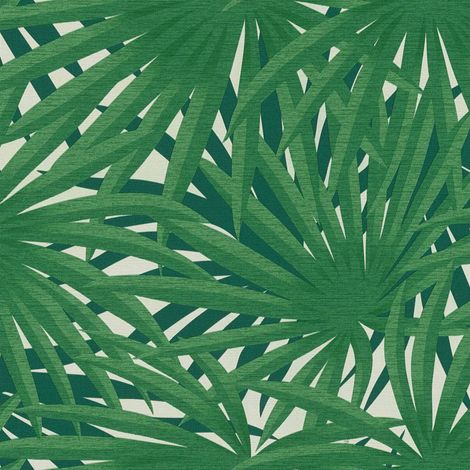 BRICOFLOR Papier peint Vert - Papier peint Fleuri - 10,05 x 0,53 m (1/5)