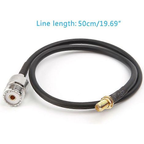 Câble d'Antenne RF SMA Femelle vers UHF SO239 PL259 Femelle RG58 Pigtail (1/5)