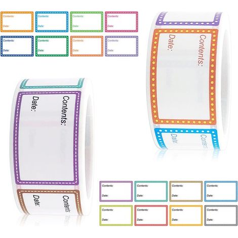 1000 pegatinas de colores para marcadores - Set SYF-02 + SYF-03 (2 volúmenes) (1/5)