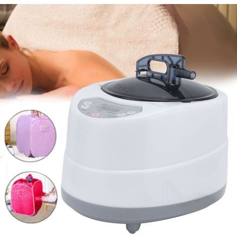 Pot de vapeur corporel 1000W 2.0L pour spa et détox portable, avec prise EU 220-240V (1/5)