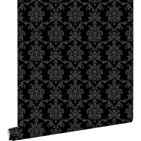 papier peint baroque noir - ESTAhome (1/5)