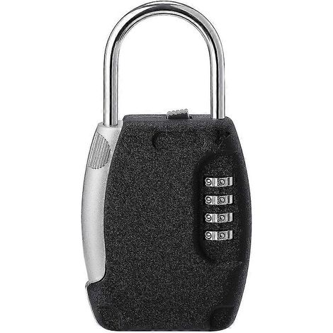 Home Lock Box 4-stellige Zahlenschlösser Schlüsselsafe Aufbewahrung Outdoor Wasserdichter Schlüsselkasten (1/5)