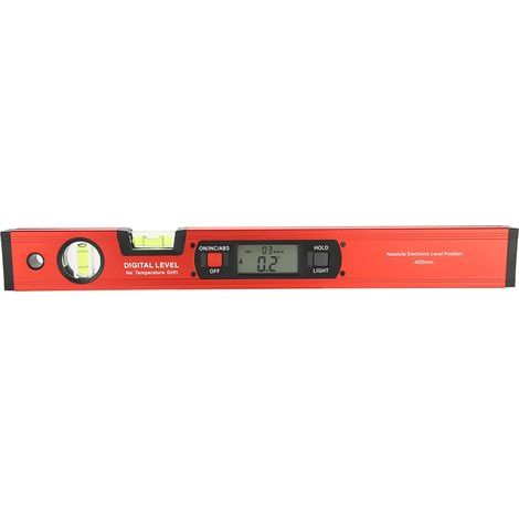 Digitale magnetische Winkelmesser-Wasserwaage aus Aluminiumlegierung, 4x90° Neigungsmesser (1/5)