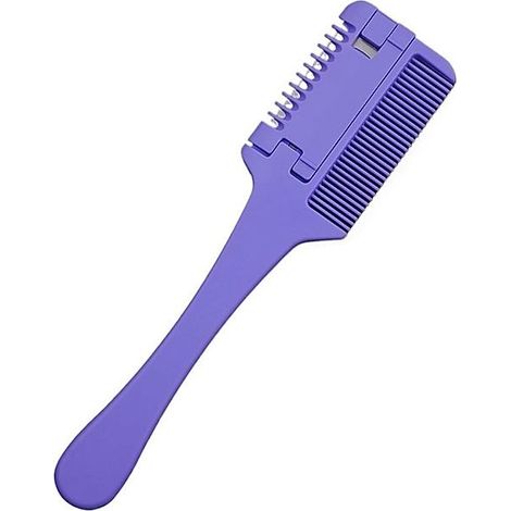 Peigne coupe-nœuds et ciseaux de toilettage pour chien et chat, violet (1/5)