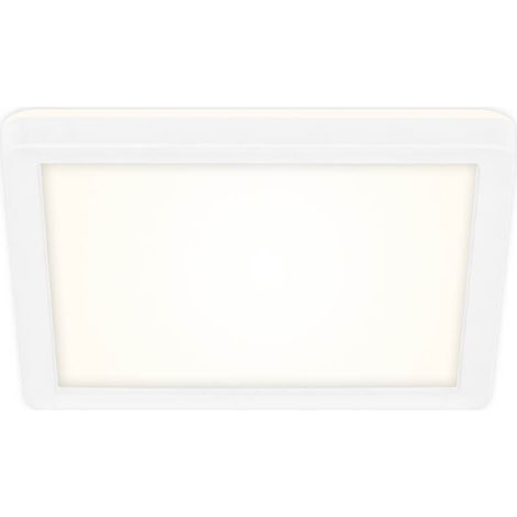 Panel LED delgado, 19 cm, 1400 lúmenes, 12 vatios, blanco