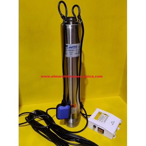 MATRA STAR4 100 Elettropompa sommersa 1 HP Acciaio INOX Autocalve