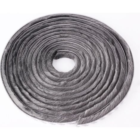 Merriway BH04953 Striscia Sigillante Autoadesiva Paraspifferi, para-Polvere, Impermeabile, Marrone, 15 mm x 5 m (1/2)