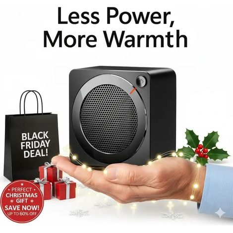 L'hiver approche Radiateur GAIATOP Mini Element 500 W PTC Céramique à chauffage rapide, économe en énergie, compact, avec protection contre la surchauffe et 45° (1/5)