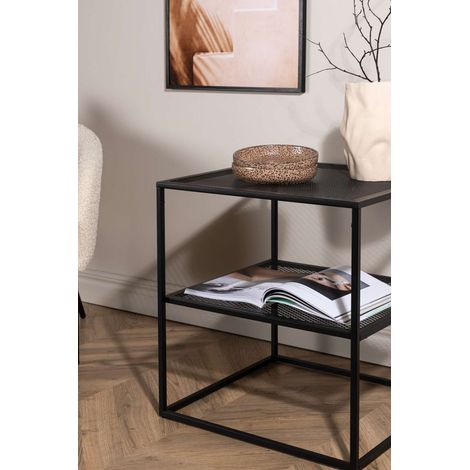 Netz table basse , table d'appoint noir. (1/4)