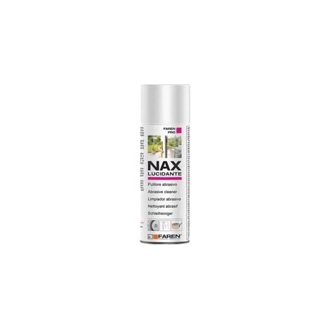 PULITORE LUCIDANTE ABRASIVO PER METALLI SPRAY NAX- - ml.400 - 12 pezzi FAREN