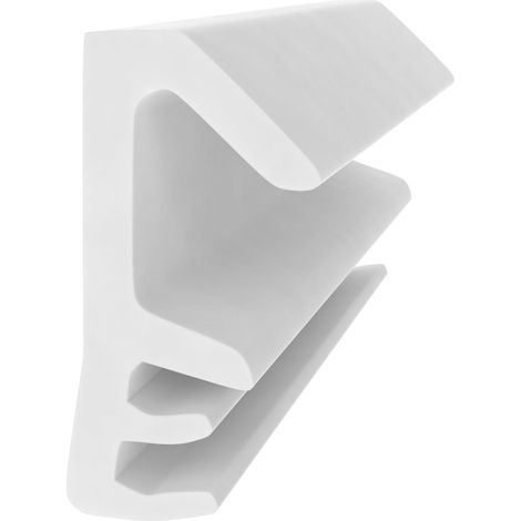 Flügelfalzdichtung für Holzelemente und Holzfenster - Weiß - Muster - 12 mm Falzhöhe - Fenster- und Türdichtung Flügel - Zimmertürdichtung Gummi (1/5)