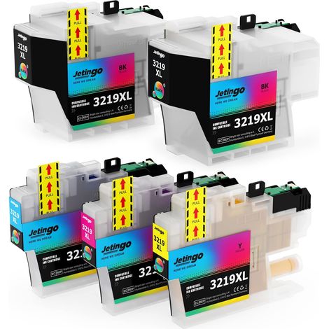 5 cartuchos de tinta para Brother 3219XL 3217XL MFC-J5330DW MFC-J5335DW MFC-J5335DW (1/5)