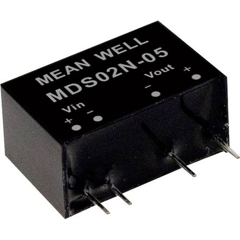 MEANWELL MDS02L-05 DC/DC-WANDLERMODUL 400MA 2W ANZAHL AUSGÄNGE: 1 X