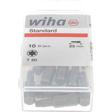 Embout Standard Torx T25 X 25 - Bte de 10- 24748