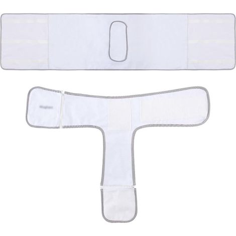 Couverture d'emmaillotage pour bébé, 25x22 Pouces, positionneur de Sommeil Anti-roulis pour Nouveau-né, avec Essentiels de Sommeil Doux et Blancs pour Nouveau-né (1/5)