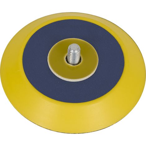 Sealey PTC75VAM14 75mm Hook & Loop Backing Pad 1/4""UNC Male