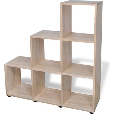 Maison Exclusive - Libreria Scalare / Scaffale Espositore 107 cm Rovere (1/5)
