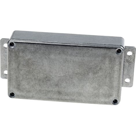 Boîtier RS PRO en Fonte d'aluminium, 139.7 x 63.8 x 30mm, Argent IP65, Blindé ( Prix pour 1 )