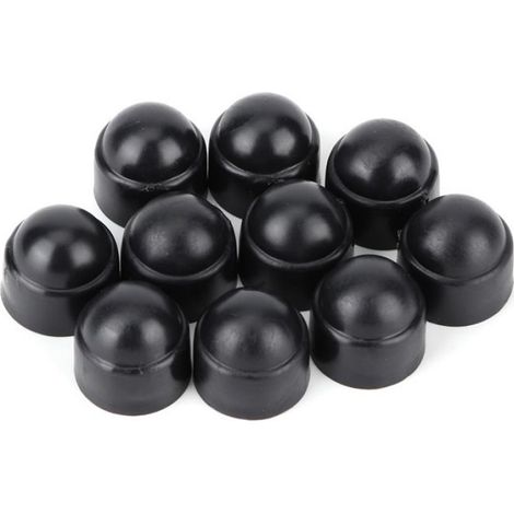 Couvercle de Protection d'écrou à vis hexagonale en plastique M8, 15mm, 10 pièces, pour écrous, vis exposées, avec conception (1/4)