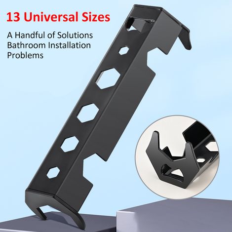 Clé multifonctionnelle pour évier en 12 tailles, clé pour robinet d'évier, outils de plomberie, kit universel de réparation et d'installation de plomberie pour la cuisine, la salle de bain et les espa (1/5)