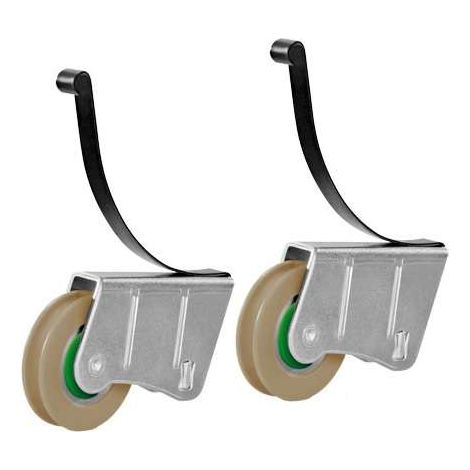 Jeu SEVROLL de chariots inférieurs de porte coulissante panneau de verre Guide Coulisse Fixation Armoire Dressing Placard Garniture