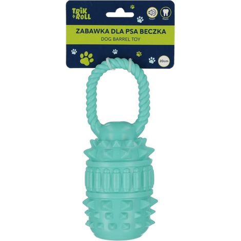 Barile giocattolo per cani con manico, blu 0620 (1/4)