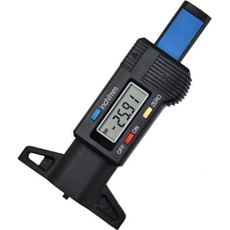 Jauge de profondeur numérique - 11,5 x 6 x 1,5 cm - LCD - 25,4 mm - Durable (1/3)