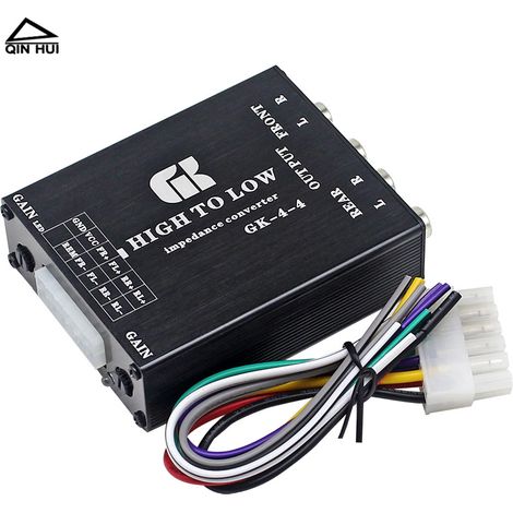 Amplificateur haut de gamme à quatre canaux pour systèmes audio de voiture, amplificateur actif pour caisson de basses, convertisseur de fréquence haute/basse