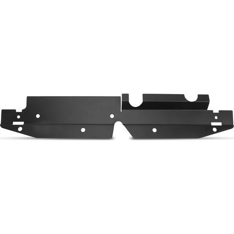 Piastra diffusore del radiatore/copertura del cofano motore in alluminio nero per Subaru Impreza WRX (1/5)