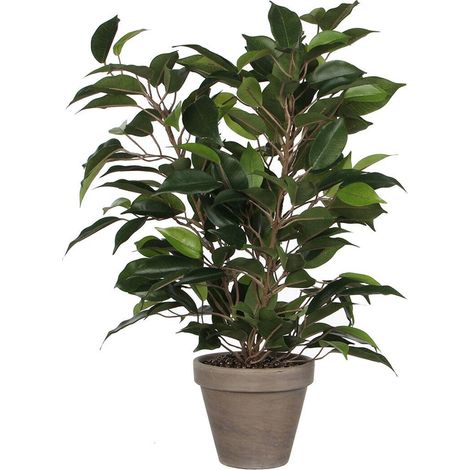 mica-decorations Ficus Natasja plante artificielle verte 40 cm