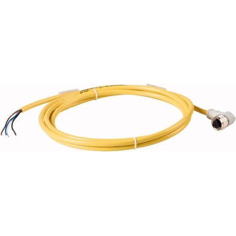 Câble de liaison 4p DC couplage M12 version coudé extrémité libre L 2m EATON CSDR4A4CY2202