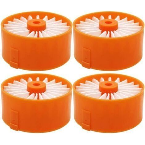 Filtre pour aspirateur sans pour SCHWARZ + DECKER POWERSERIES pour outils de remplacement pour BSV2020G Accessoires de balayeuse (lot de 4 unités) (1/4)