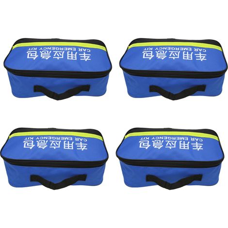 Trousse de secours 4 pièces en tissu Oxford 600D, pochette portable pour les voyages, la maison et le bureau. (1/5)