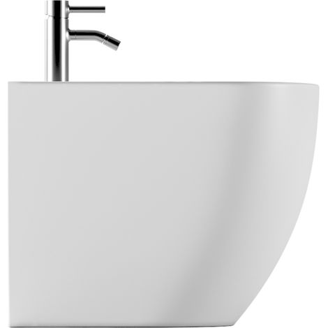 Bidet Form filomuro cm. 54x35 bianco lucido di Ceramica Alice (1/3)