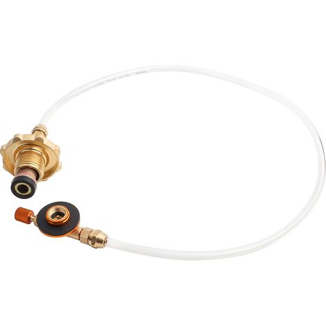 Cartouche de recharge pour réchaud de camping, adaptateur convertisseur de bouteille de gaz LPG, connecteur pour réservoir plat. (1/5)