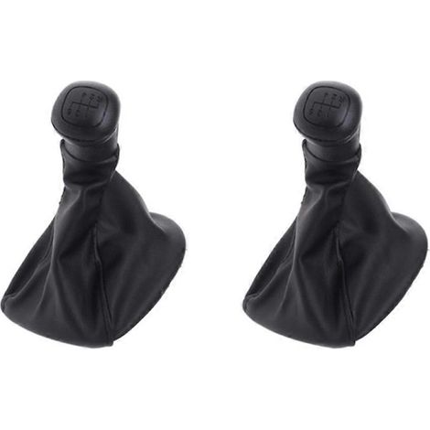 Lot de 2 pommeaux de levier de vitesse à 5 rapports avec soufflet pour Mercedes-Benz Vito 638 W638. (1/5)