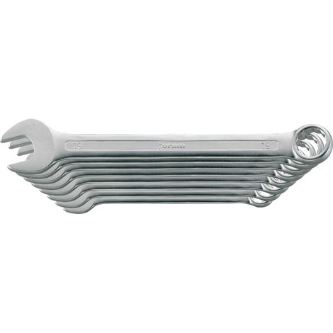 Jeu de clés mixtes, DIN 3113 A, 11 pices 10-32 mm (1/2)