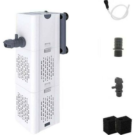80-250L Aquarium Integrated Filter 15W Flow Rate 1000L/H Built-in Filter Pump with Filter Sponge MUMU (1/4)