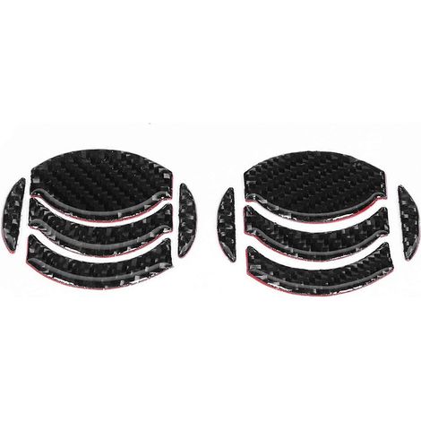 Ensemble de 10 garnitures de ventilation de porte en fibre de carbone pour Nissan 350z 2006-2009 (1/4)