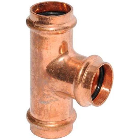 Viega Profipress T-Stück 28-28-28, Kupfer mit SC-Contur Model 2418 291976