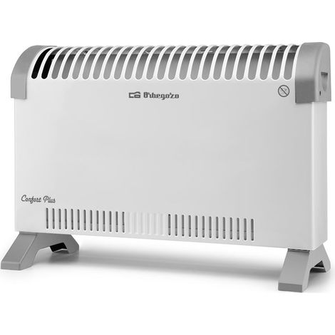 Convector Orbegozo CV 1300, 3 niveles de potencia, termostato regulable, 2000 W