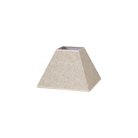 Tenorio paralume piramidale e27 lino beige 20dx10dx15h