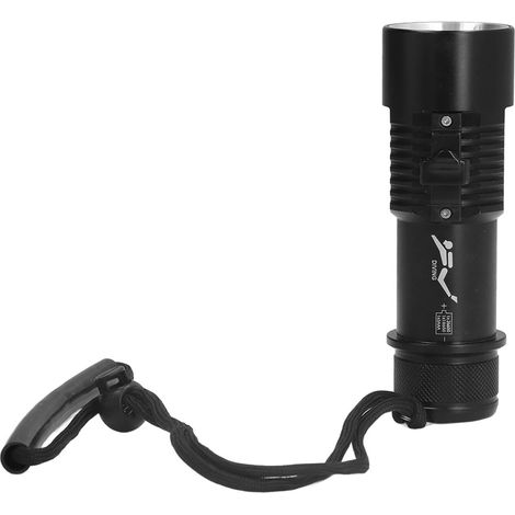 Lampe de plongée 5000 lm avec interrupteur magnétique, lampe torche de plongée portable étanche IPX8 jusqu'à 100 mètres. (1/5)