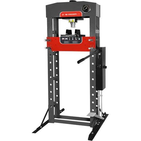 Presse hydraulique 30t W.430 – Pression de sortie 30t – Pour travaux lourds en milieu professionnel – Compatible avec accessoires Facom