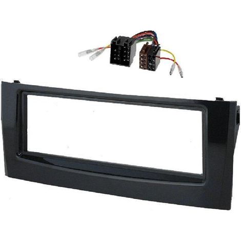 Kit Installation Autoradio KF187C - ADNAuto - compatible avec Fiat Punto 05-10 - Noir brillant