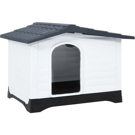 Cuccia per cani 90,5 x 68 x 66 cm Polipropilene grigio 020043461