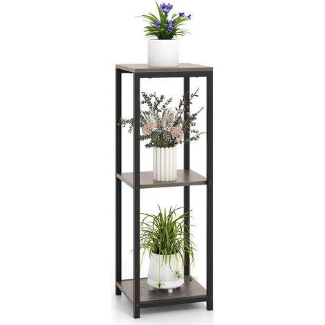 3 Tier Tall Metal Plant Stand Corner Plant Holder Flower Pot Organizer (1/5)