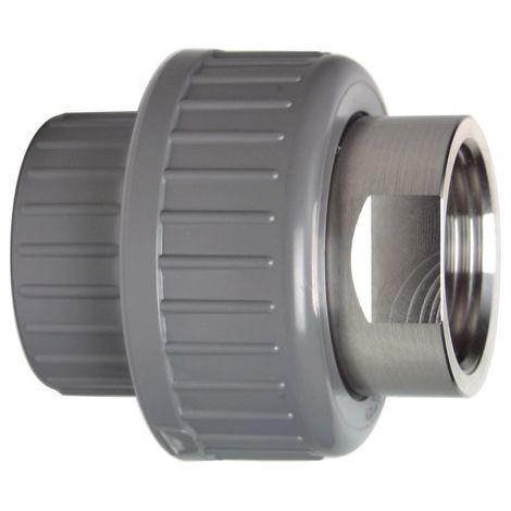 GF Übergangsverschraubung ABS/1.4404 d 20x1/2" IG Dichtung EPDM